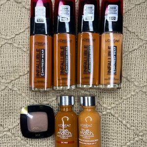 L’Oréal Foundation & Eyeshadow BUNDLE SEALED NEVER USED (~$50 RETAIL)